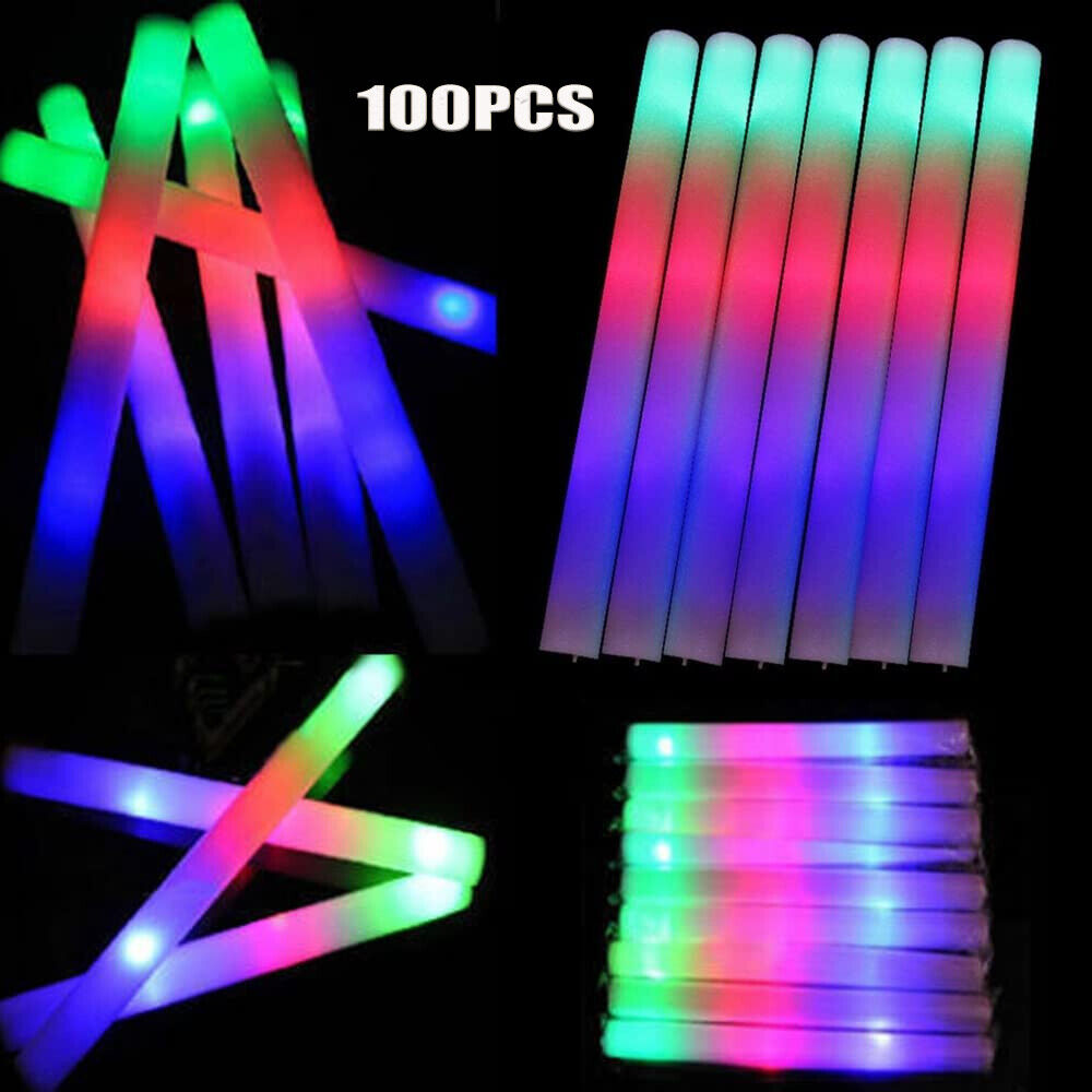 Wedding Supply In Bulk - Paquete de 100 Barras Luminosas LED