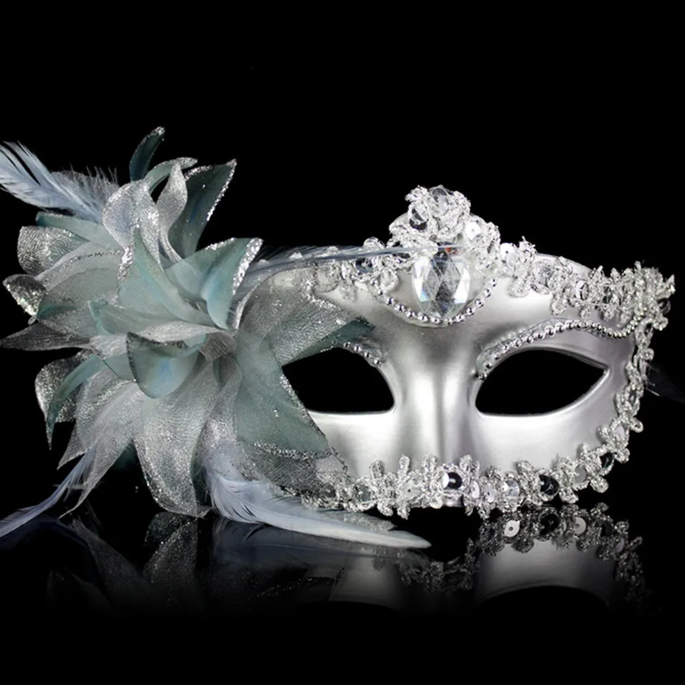 Wedding Qq - Máscara Veneciana con Diamantes para Hombre,