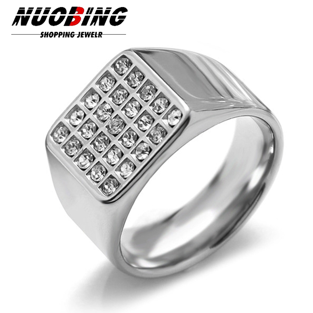 Wedding Z - Anillo de sello de circonia cúbica