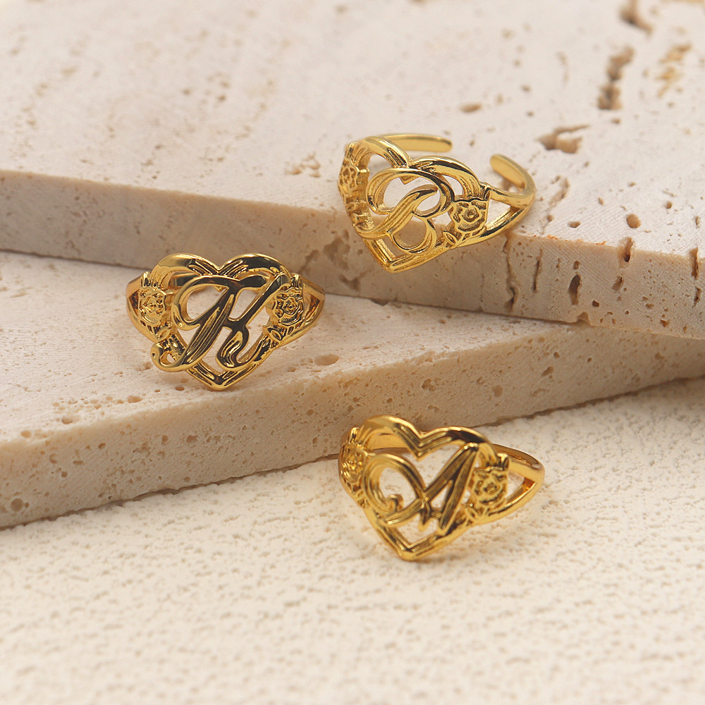 Anillo ajustable de corazón co - Wedding Z reseña y precio