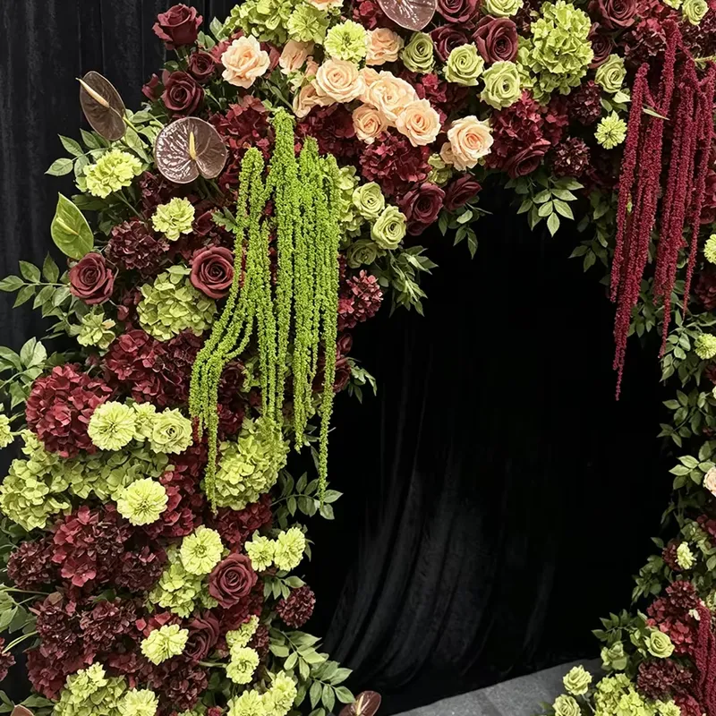 Arco de flores con borlas colg - Wedding Arch Flower reseña y precio