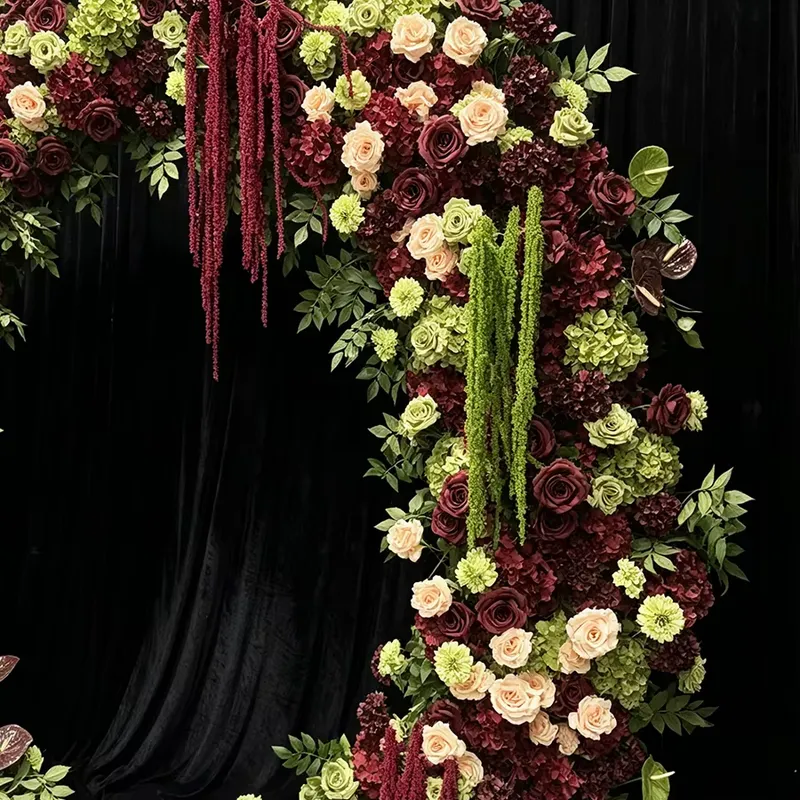Arco de flores con borlas colg - Wedding Arch Flower reseña y precio