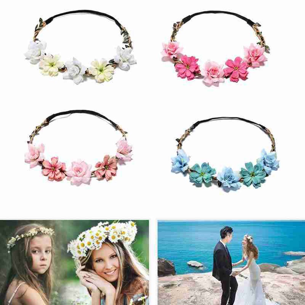 Coronas Florales para Niñas, D - Wedding Arch Flower reseña y precio