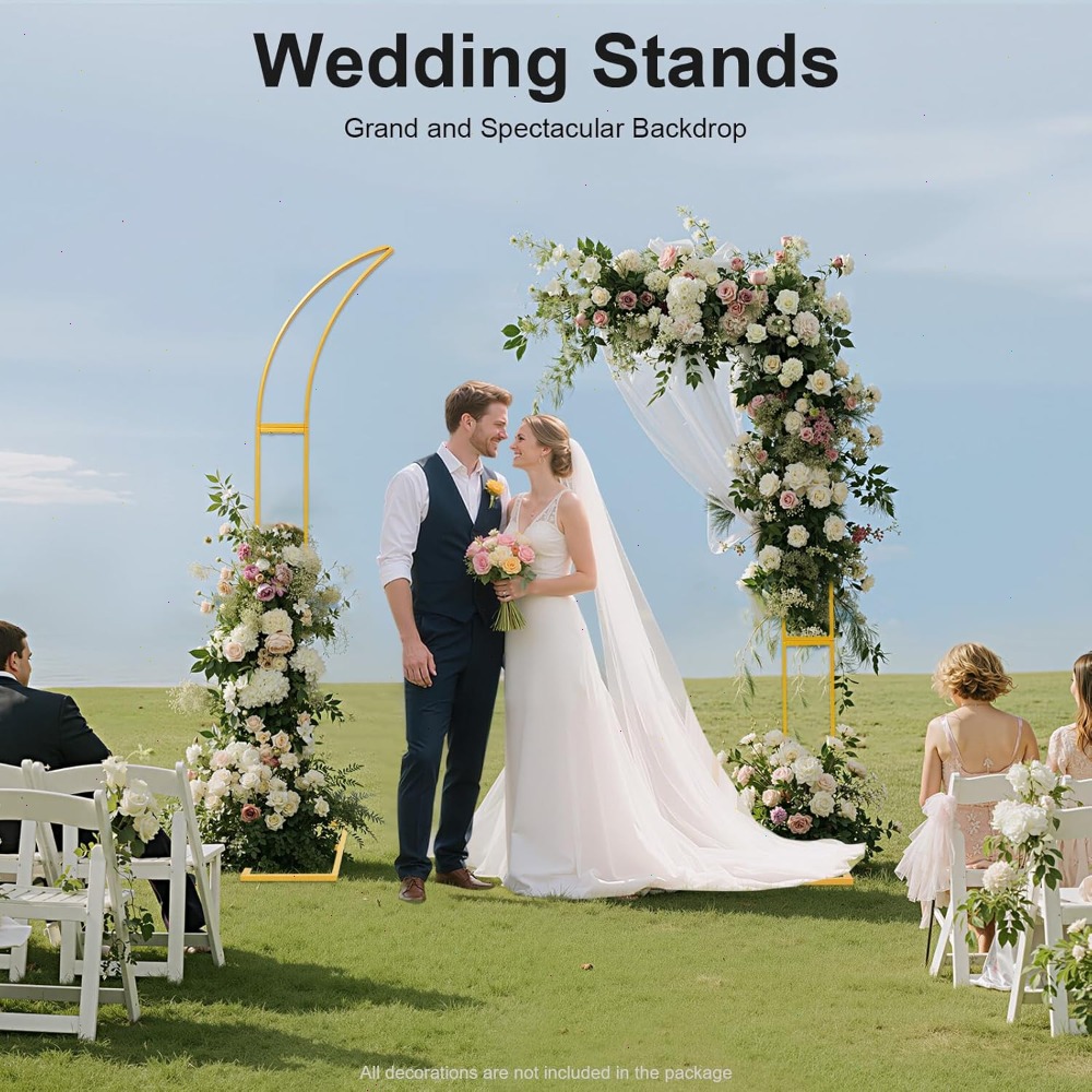 2 Soportes Curvos para Arco de - Wedding Arch Flower reseña y precio