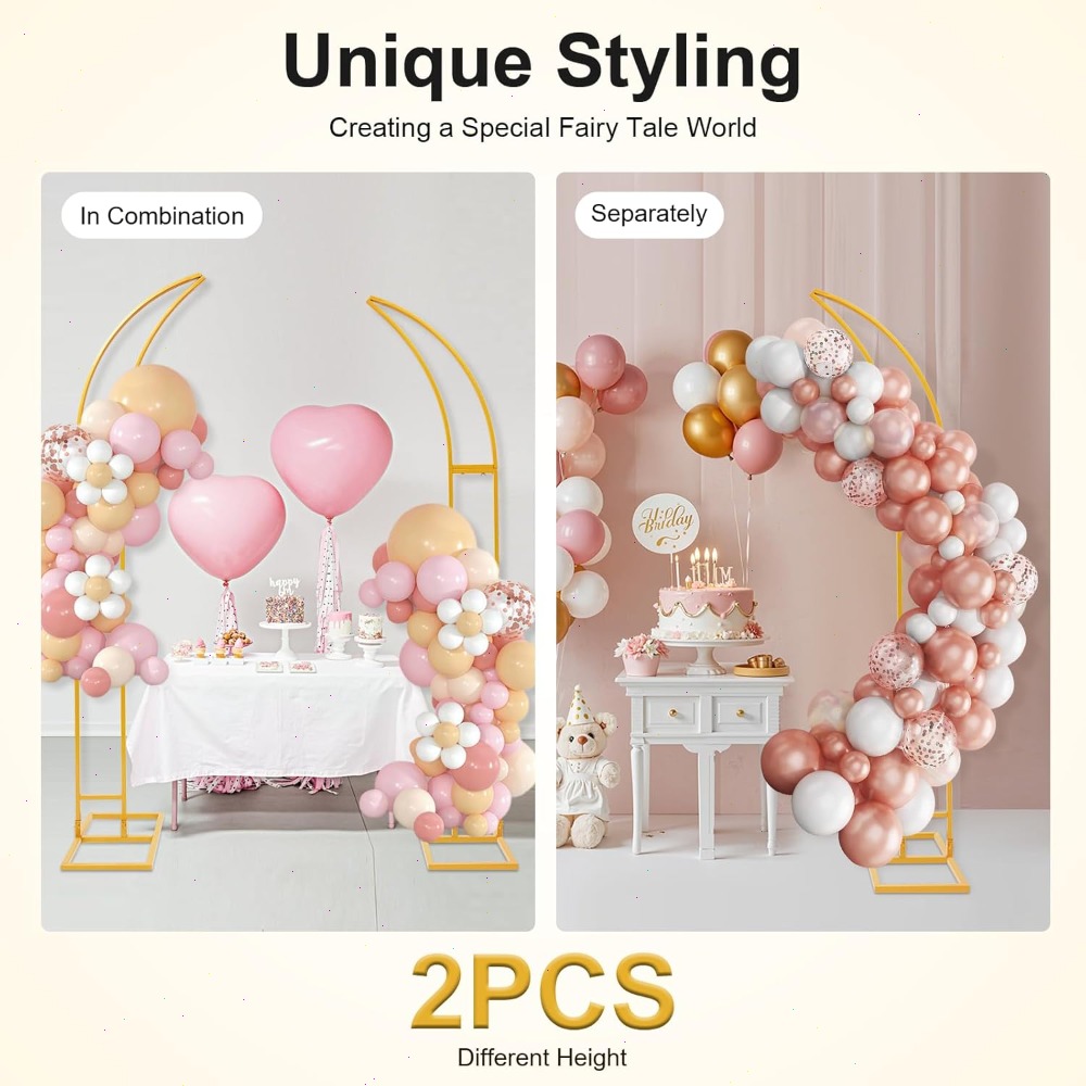 2 Soportes Curvos para Arco de - Wedding Arch Flower reseña y precio