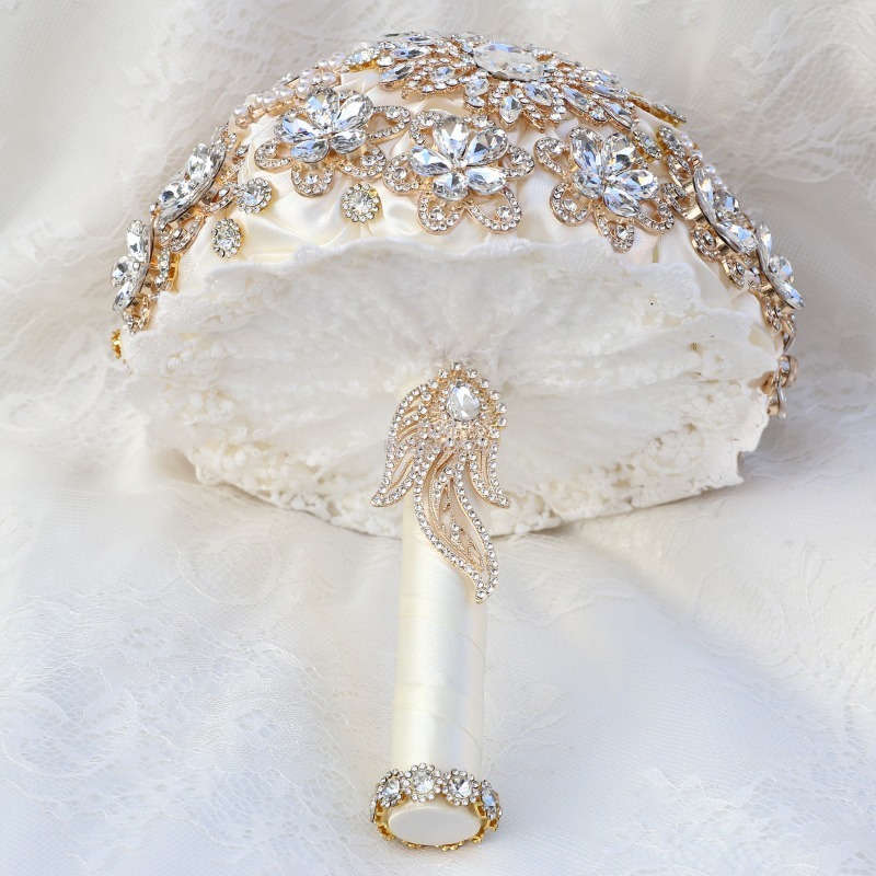 Ramo de Mano de Lujo Europeo A - Wedding Supply Factory reseña y precio
