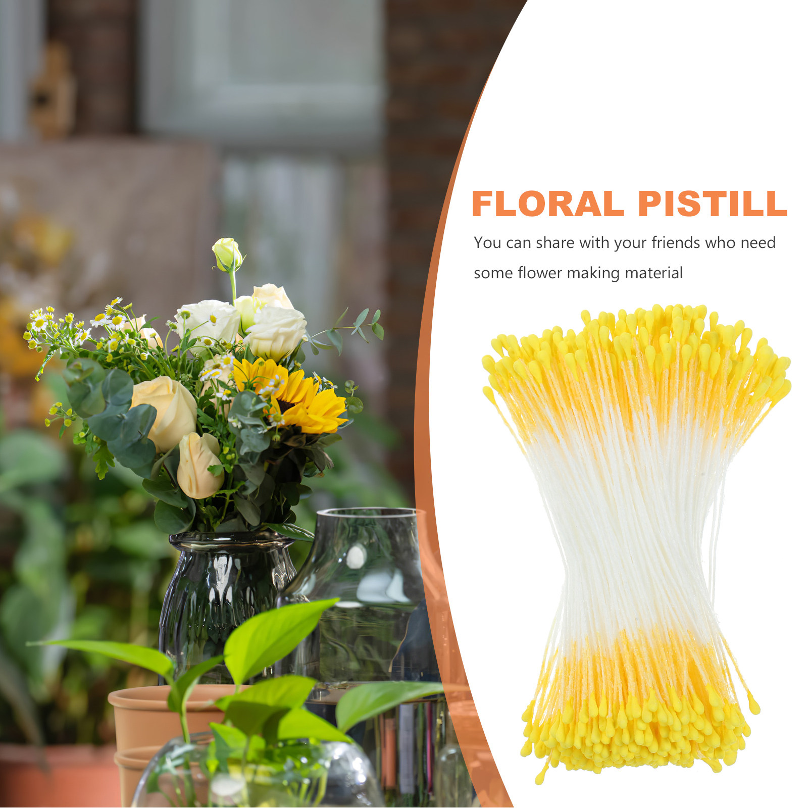 Cabezas Dobles de Flores Hecha - Wedding Supply In Bulk reseña y precio