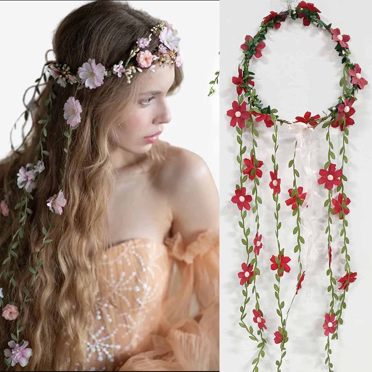 Diadema con corona de enredade - Wedding Arch Flower reseña y precio
