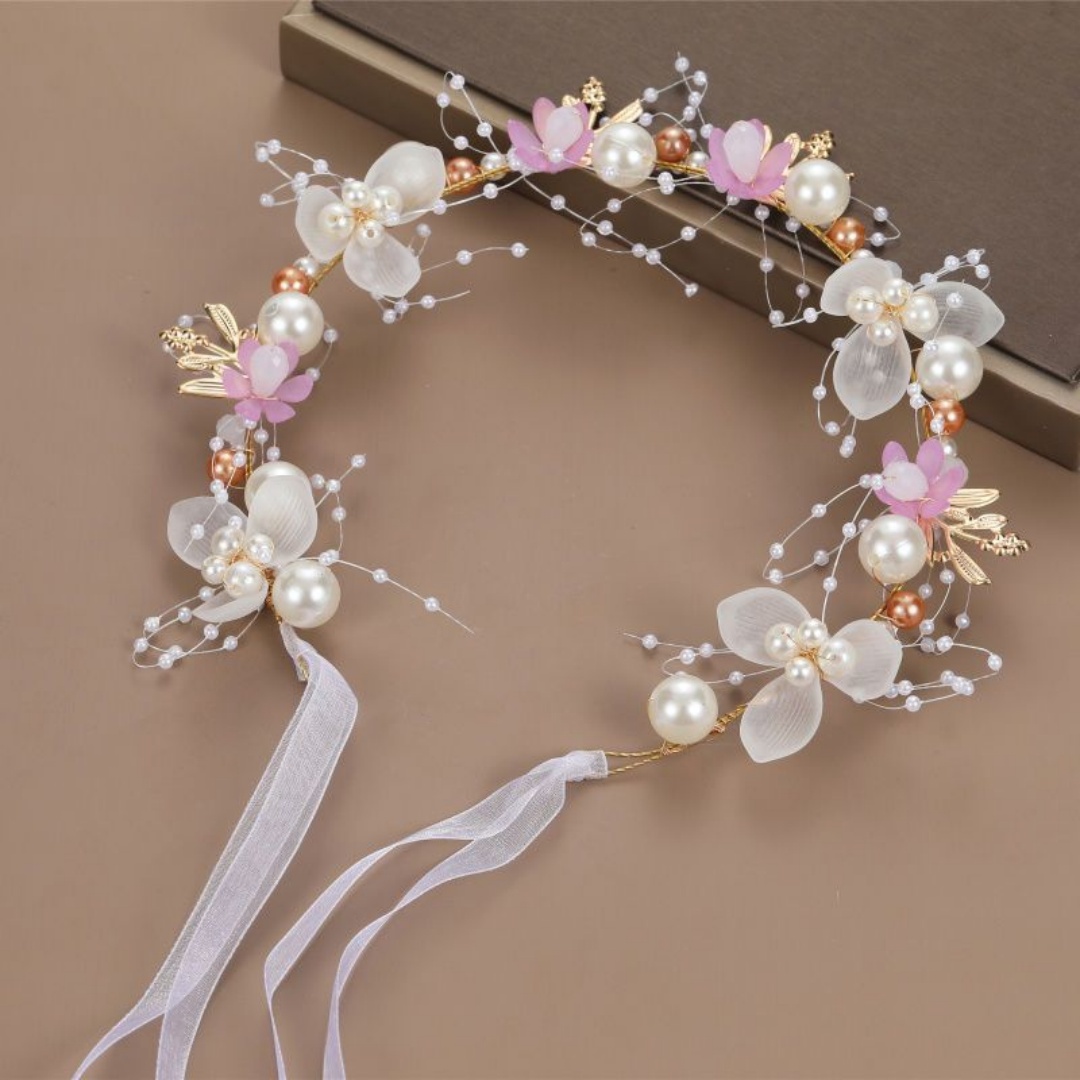Diadema con corona de flores d - Wedding Arch Flower reseña y precio