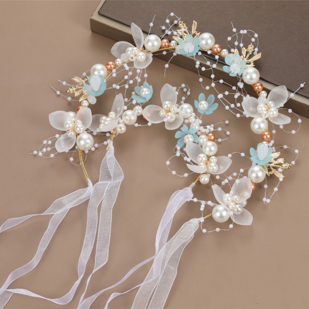 Diadema con corona de flores d - Wedding Arch Flower reseña y precio