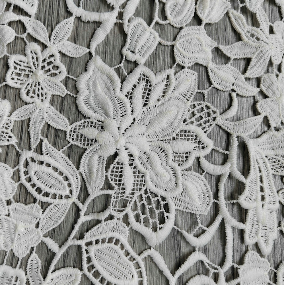 Preciosa tela bordada de encaj - Wedding Solution reseña y precio